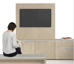 STAD multimedia furniture with Nex Panel Systems