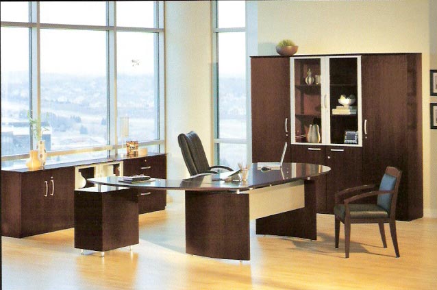 Mayline Napoli Series Veneer Office Furniture